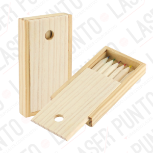 Set de Lápices de Colores de Madera + Grabado