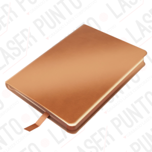 Libreta Encobrizada PU Eco Cuero Tamaño A6 Lineal 80 Hojas + Grabado