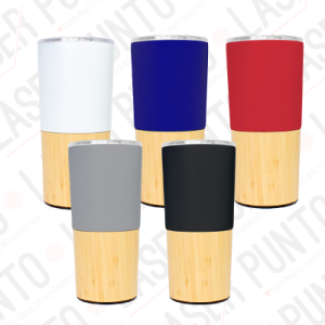 Mug Metálico/Bamboo "Aurus" Colores 500cc + Grabado