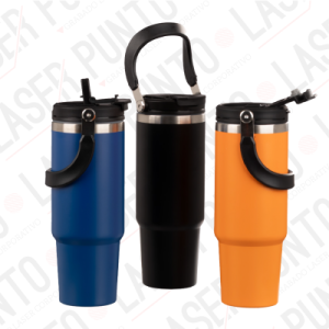 Mug Térmico Gigánte Doble Pared de Acero "Hook" Colores 900cc + Grabado