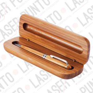 Set Bolígrafo Estuche Bamboo + Grabado